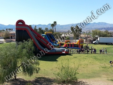 Inflatable obstacle course rental, Tempe, Arizona